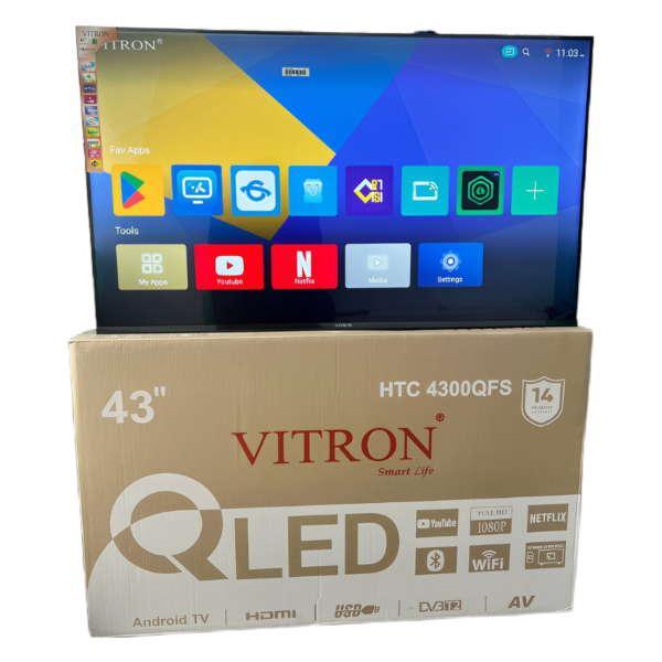 Vitron 43" Smart QLED TV